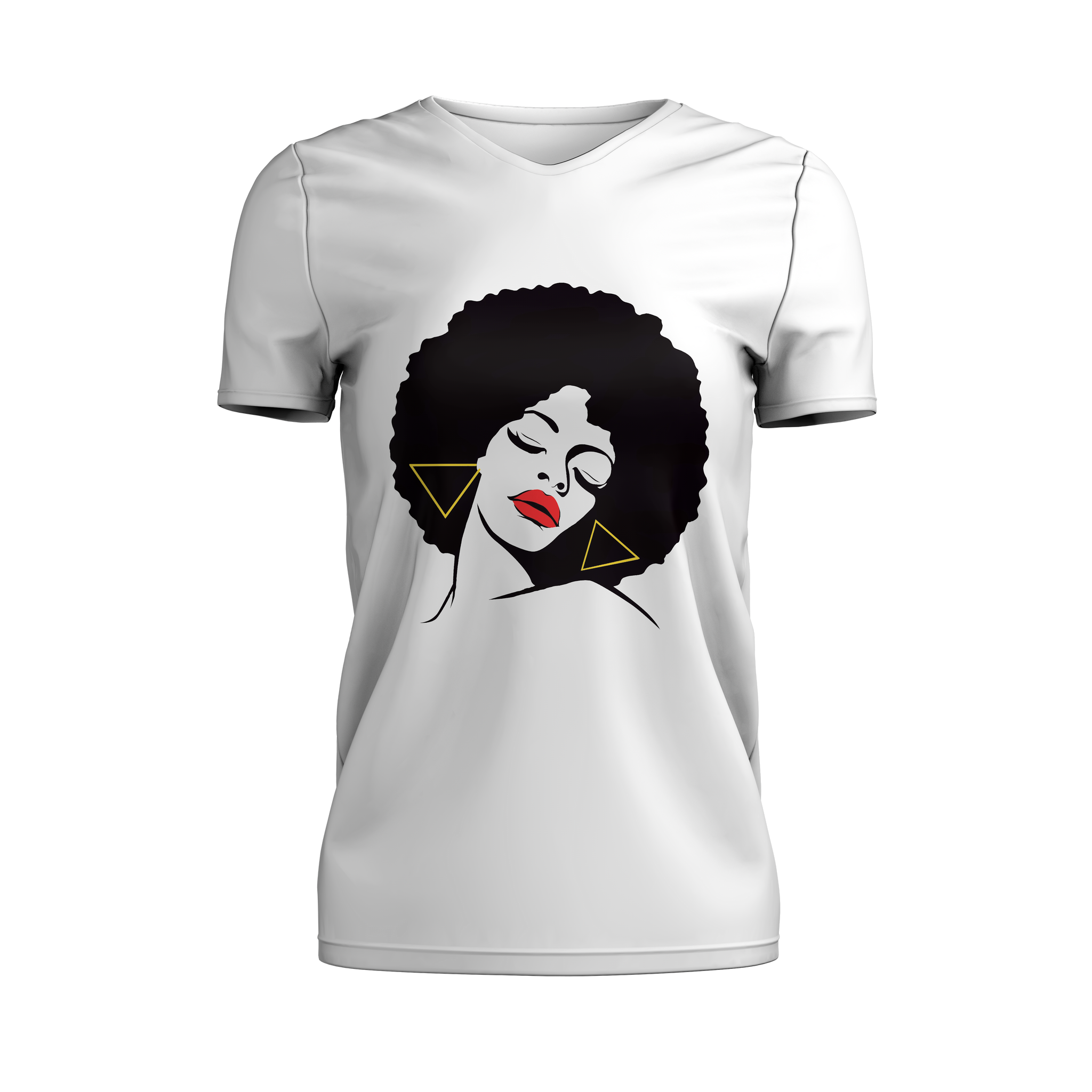 Afro Goddess Classic White T Shirt