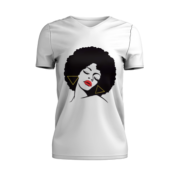 Afro Goddess Classic White T Shirt