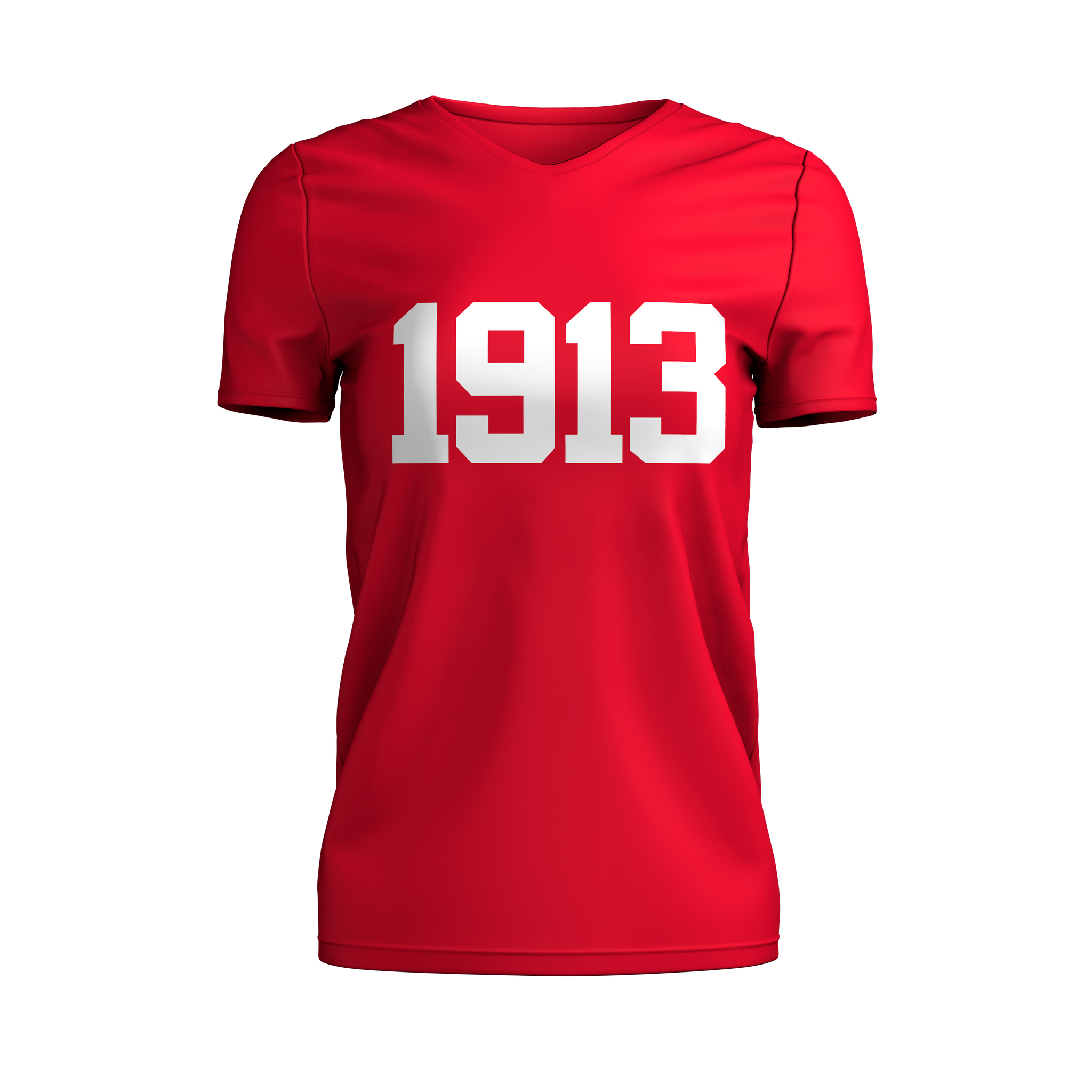 1913 Classic T Shirt Red and White